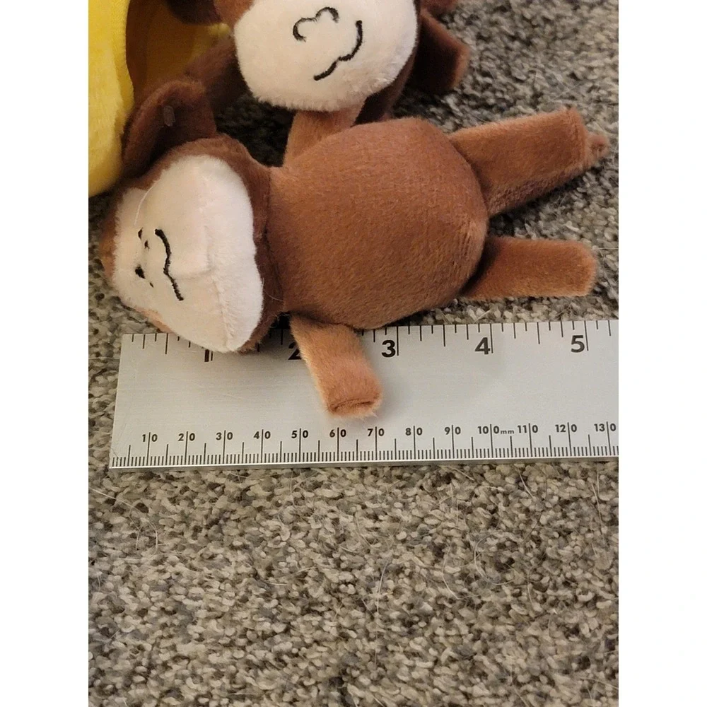 ZippyPaws Burrow Monkey n Banana Interactive Puzzle Squeaky Plush Dog Toy NEW